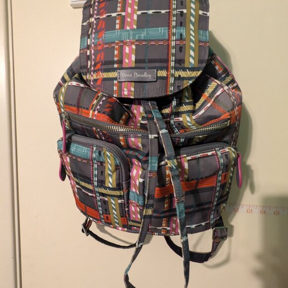 Vera Bradley NWOT Nylon Backpack - City Twill pattern? - Picture 10 of 11